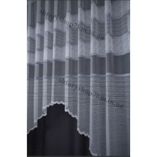 Арки 190 см жаккардовые Final 17418 (белая с серым)