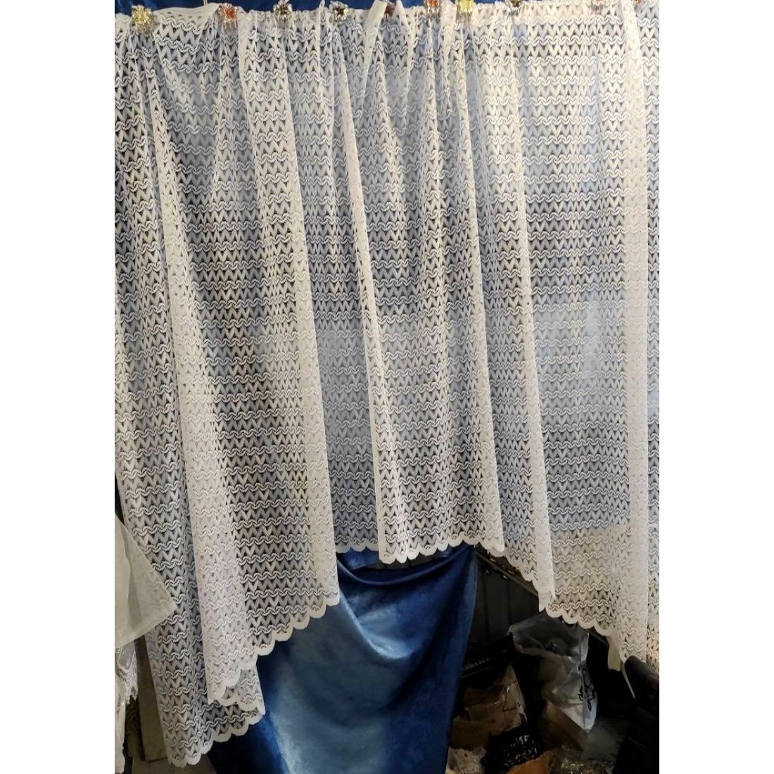 Тюль кухонная арка 190 см однотонная